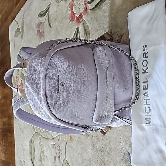 Michael Kors Slater medium backpack lavender mist - Picture 1 of 8